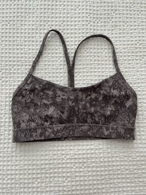 Lululemon Women's Charcoal Snake-Print Bralette